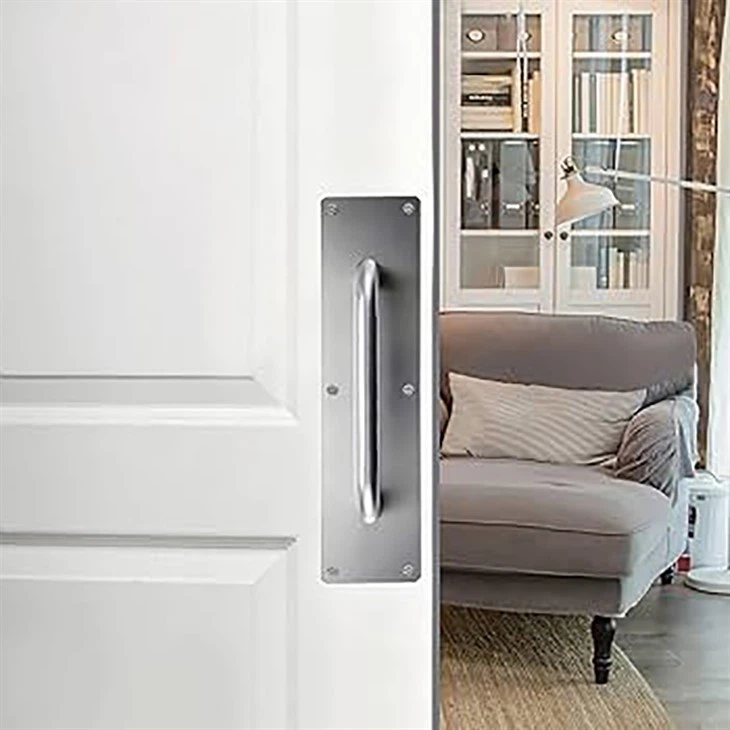 bathroom door pull plate